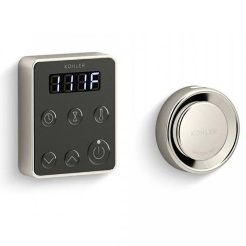 Invigoration Series Steam Generator Control Kit, Vibrant Polished Nickel