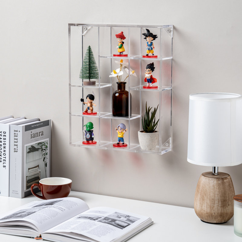 Lemmuela Wall Acrylic 9 Compartment Shadow Box	