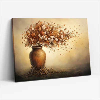 Ensemble de 1 tableau sur toile « Vase d'automne »