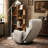 Trule Adjustable Reclining Ergonomic Floor Game Chair in Cement Gray