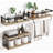 Piece Metal and Wood Floating Shelf-1939457125