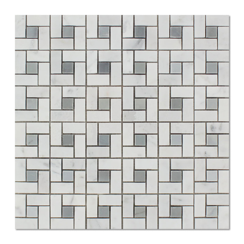 Marble Pinwheel Mosaic Wall & Floor Tile