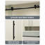 Porte de baignoire coulissante sans cadre 56-60 "X 60" H-111809753