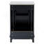 [Viedo] Petite armoire de meuble-lavabo moderne de 20 pouces avec lavabo en céramique - 20 * 14,5 * 33,3 pouces, beaucoup de rangement, 1 porte à fermeture douce-605550484