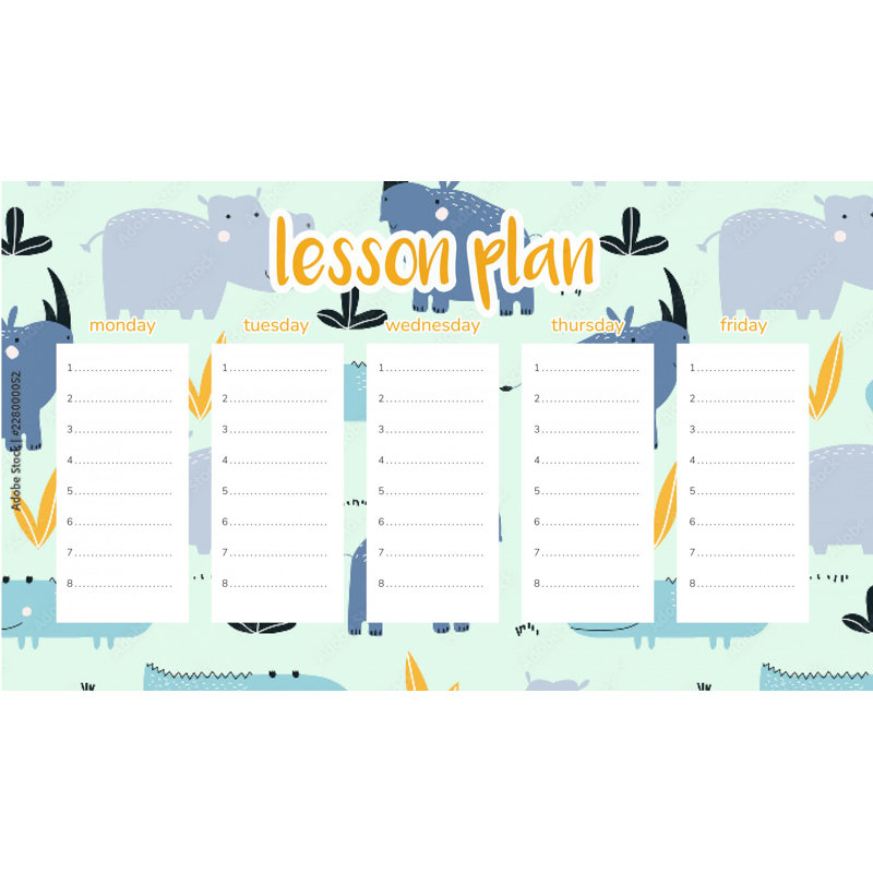 Magnetic Lesson Plan African Adventure