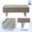 5 Seater Rattan Corner Sofa Lounge Set With Table And Cushions-1491861682