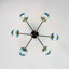 Glass Bubble Sputnik Semi Flush Chandelier -2023126852