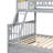 Convertible Twin Over Full Gray Bunk Bed With Drawers, Pine And Build, Reliable Design, Fence - Type Guardrails For Protection, Simple Assembling Endeavor Like-76572610-76572608