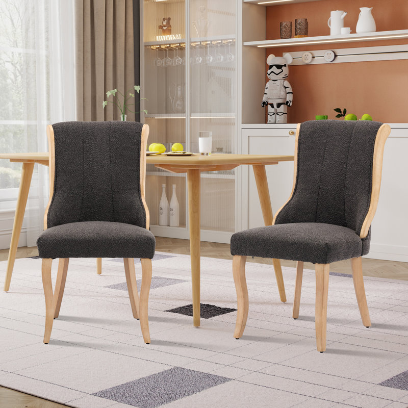 Chaise rembourrée l 20 po, Gris