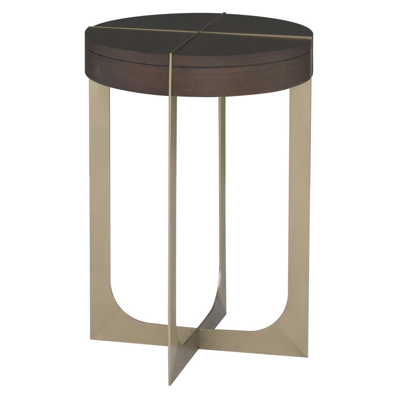 Goddard Round Drink Table, 23" H x 16" W x 16" D