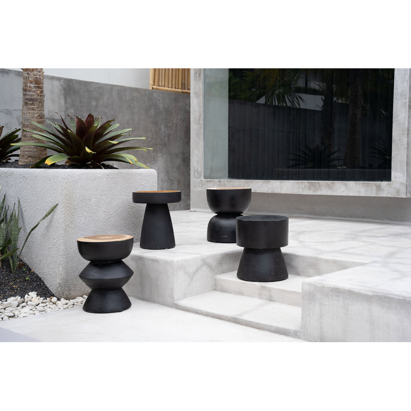 Pathard Solid Wood Accent Stool