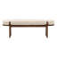 Ella Upholstered Accent Bench, Beige-1655252458