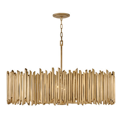 Lustre cylindrique réglable à 8 lumières Roca par Lisa McDennon
