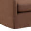 Laura Upholstered Swivel Chair, Sienna Coffee