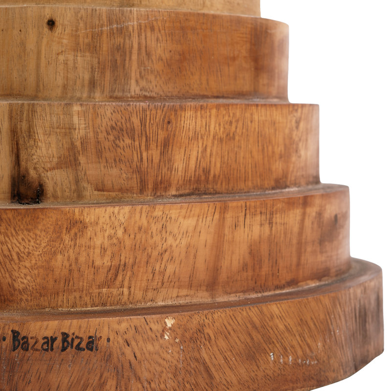 Neomie Solid Wood Accent Stool