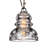 Menlo Park 5.75" 1-Light Hand-Forged Hand-Worked Iron Pendant