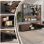 Bureau de luxe en L avec serrure numérique et gestion des câbles Luxe-1422945848-1422945851