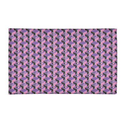 Tapis mauve/rose clair dark skyscrapers