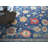 Oxford hand-knotted Ghazni Wool Blue Area Rug-126126080