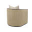 Fauteuil demi-tonneau pivotant rembourré Sonoma