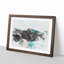 Mountain Reflection in France - Framed Print-56915331-56915336