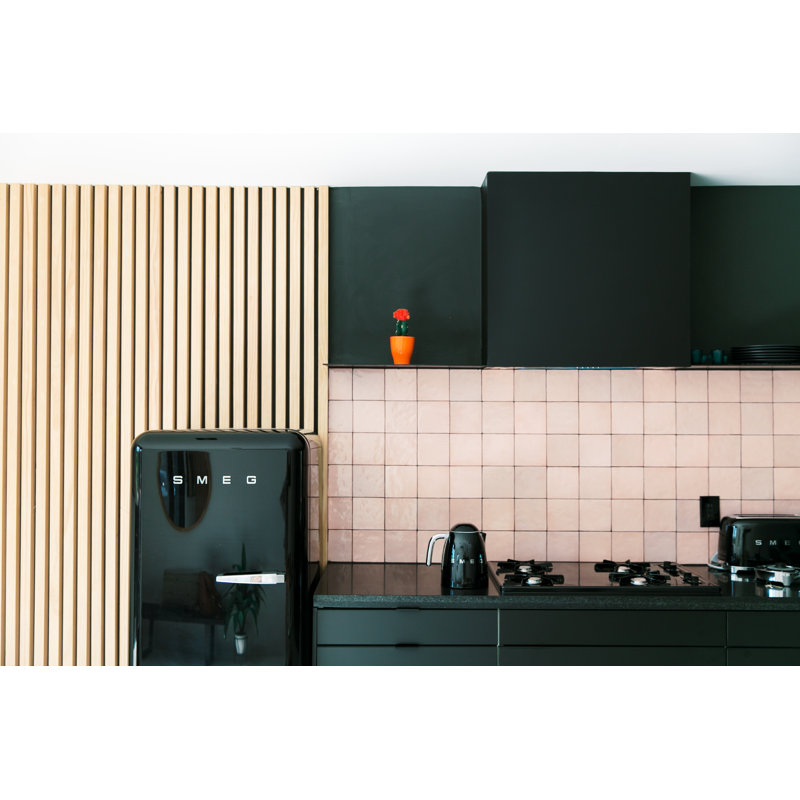 Cloe 5" x 5" Ceramic Tile, Black