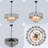 Aust 8 - Light Dimmable Tiered Chandelier