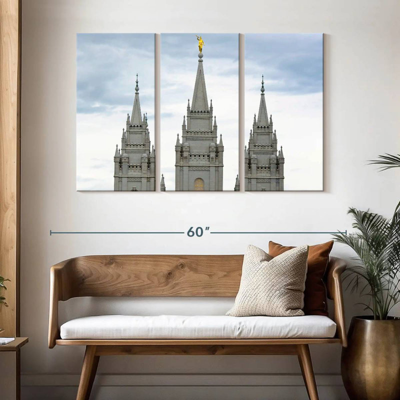 Sebbie Salt Lake Temple, 32" H x 50" W