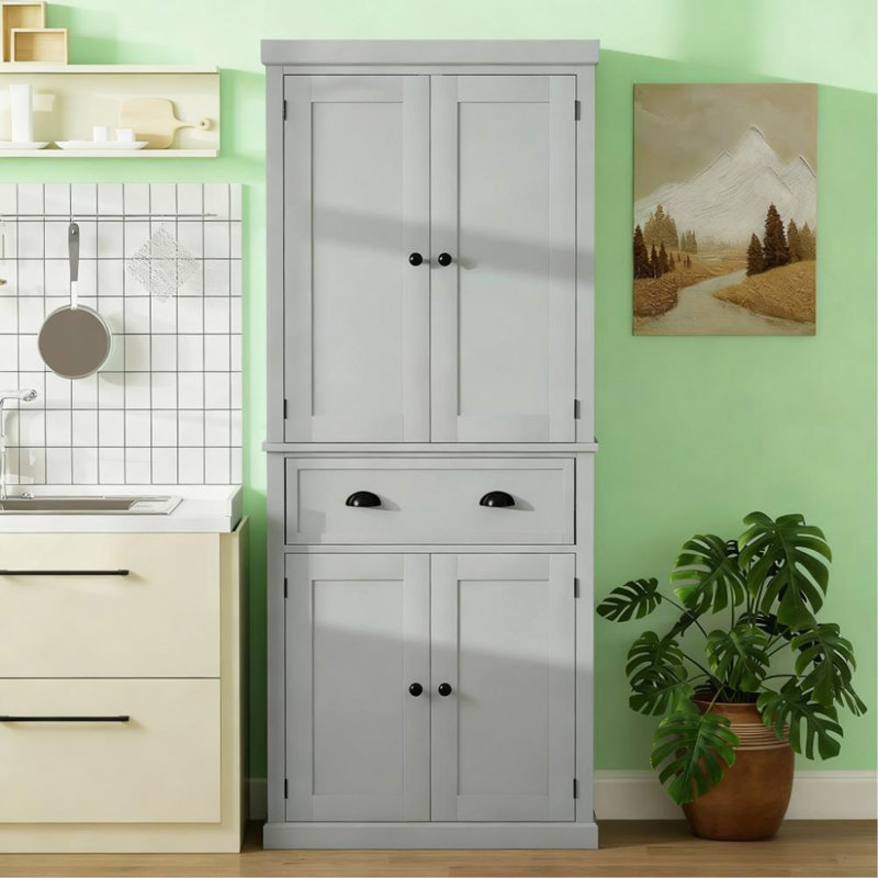 Armoire de cuisine garde-manger autoportante 72,5 po Cabinet
