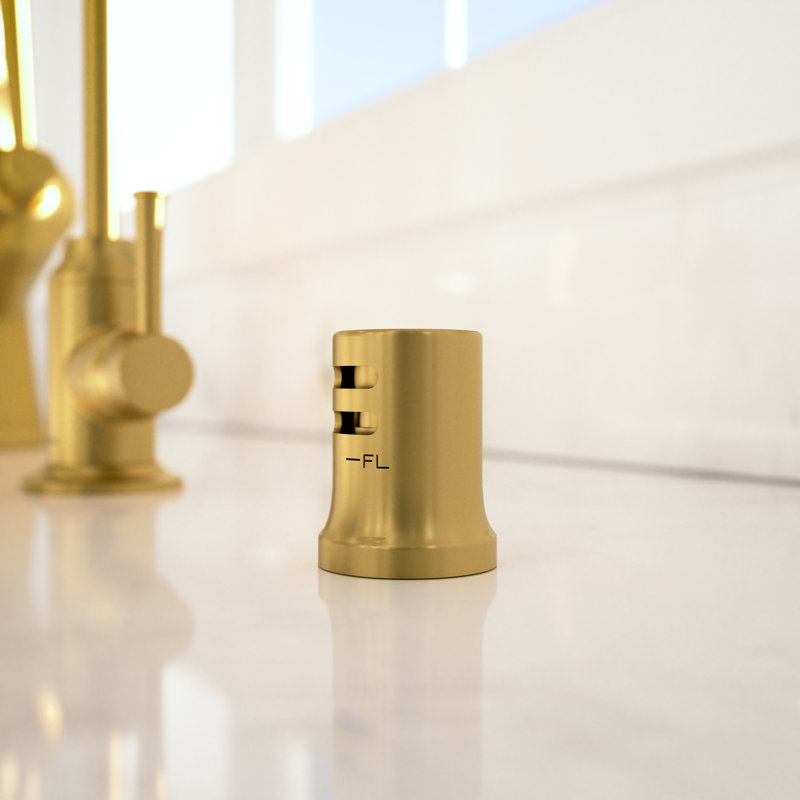 Écart d'air hansgrohe en optique or brossé, Or brossé