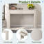 Console moderne avec 2 tiroirs