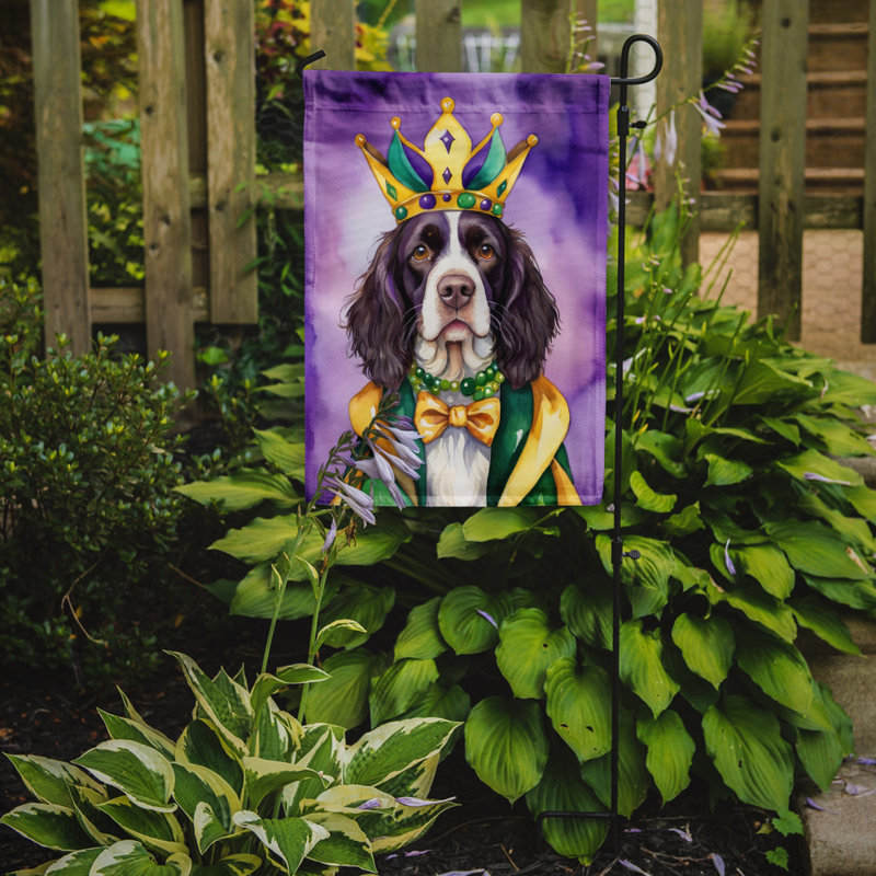 Drapeau de jardin double en polyester H 15,5 po x l 11,25 po