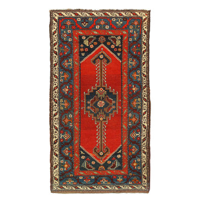 One-of-a-Kind Rectangle 3'6" X 6'8" Hand Knotted Area Rug