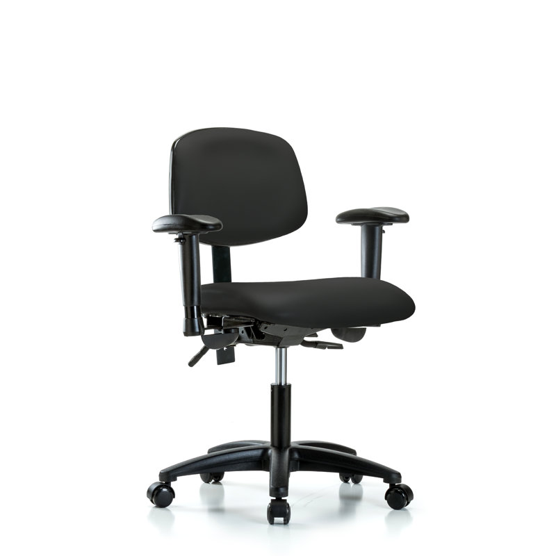 Arwen Task Chair, Black, Casters, Tilt Included