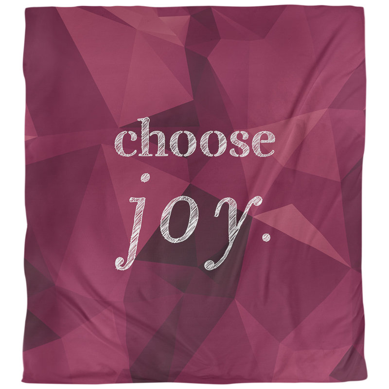 Housse de couette simple choose joy quot, Housse de couette pour très grand lit, Spinelle