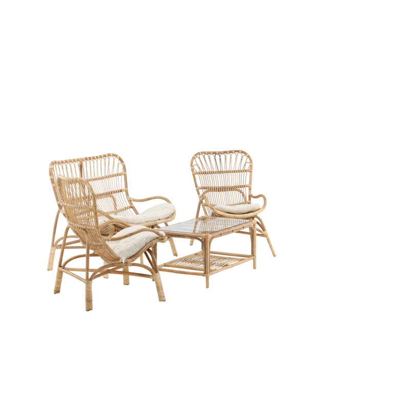 Frystown 4 - Person Seating Group with Cushions