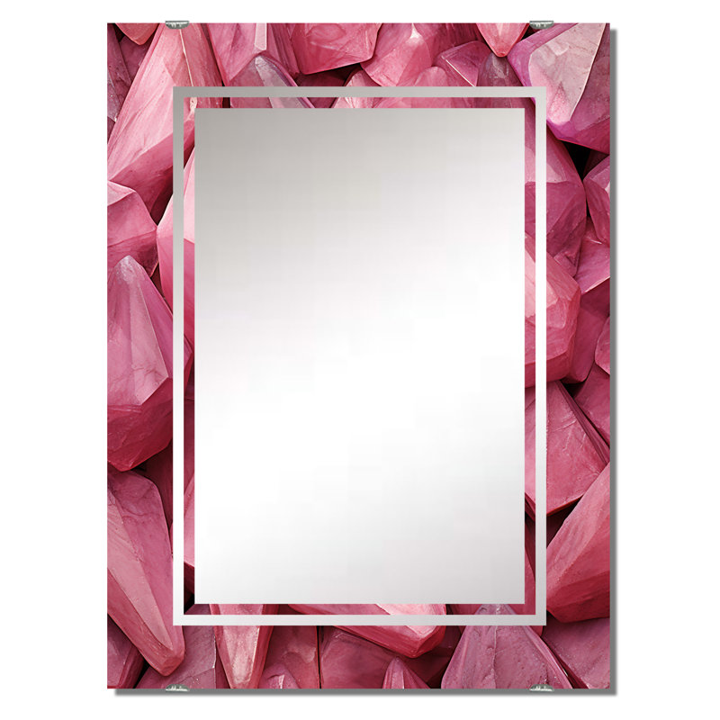 Sodine - Abstract Shapes Decorative Wall Mirrors MIR137439, 40" x 30"