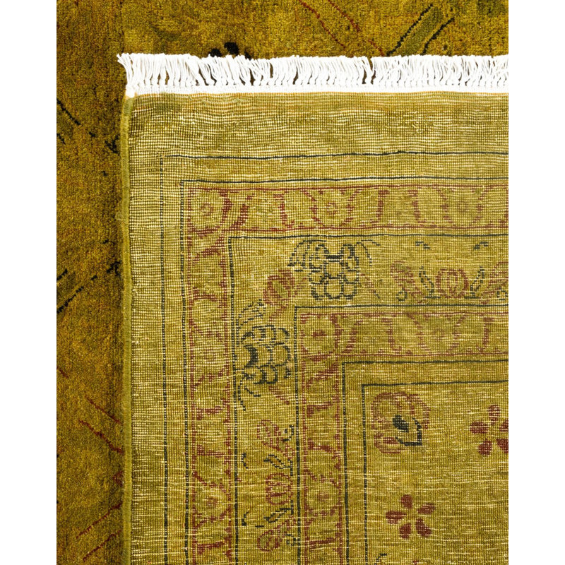 Fine Vibrance One-of-a-Kind 9'2" X 12'4" Hand Knotted Area Rug