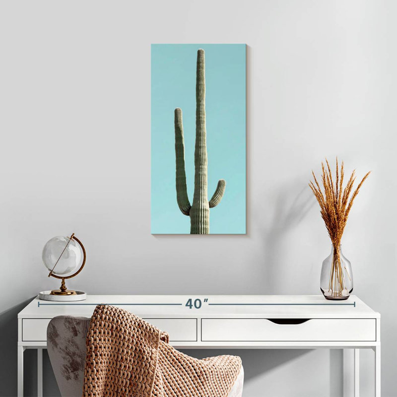 Cactus verts du désert, H 24 po x l 12 po
