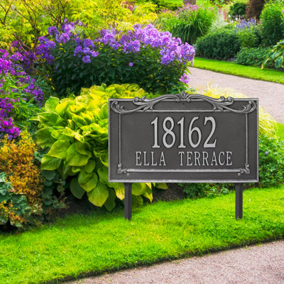 Signature Series 2-Line Lawn Address Sign