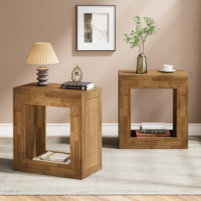 2-tier Farmhouse Side Table (set Of 2)