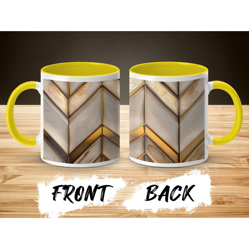 Ceramic Coffee Mug, Yellow