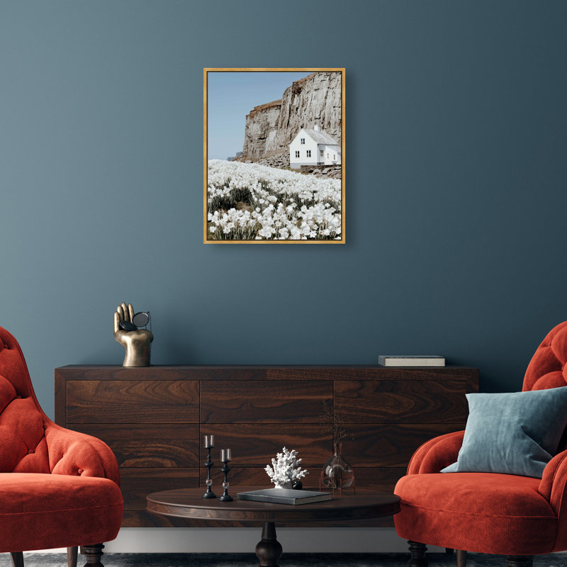 Coastal Homes II Print by Oliver Gal, 31" H x 25" W, Gold Floater Frame