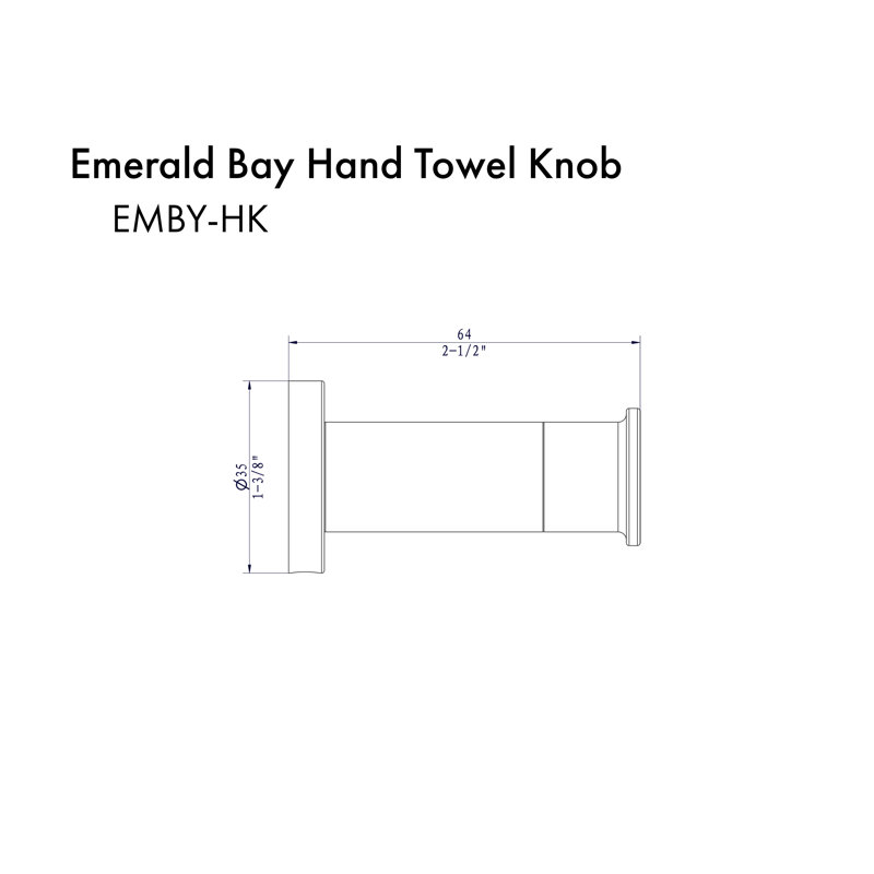 Wall Mounted Towel Hook, Polished Gold