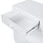 Console moderne courbée avec tiroirs à fermeture en douceur et beaucoup de rangement-1655154126
