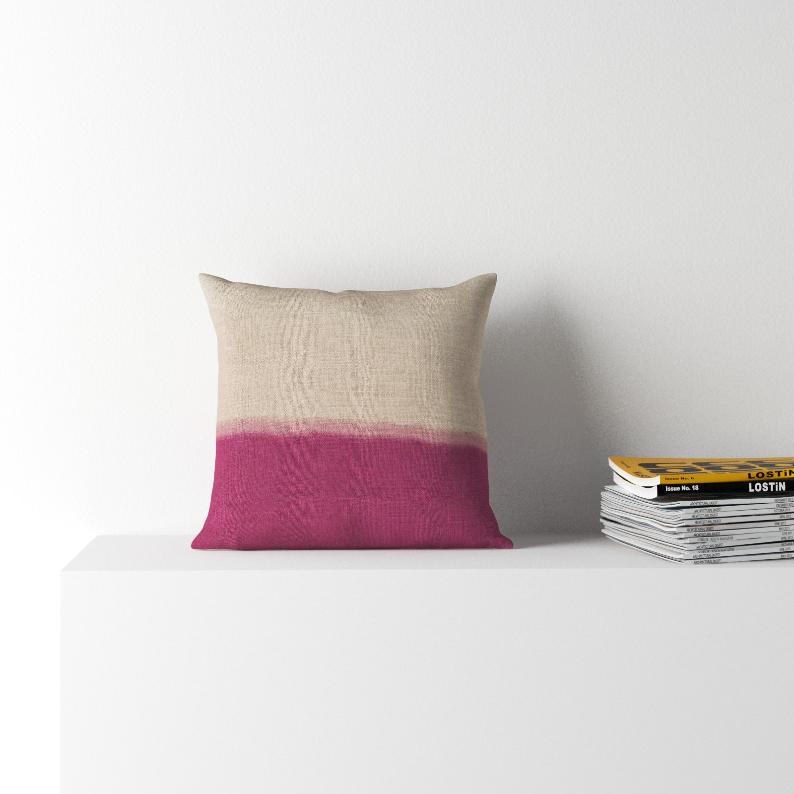 Miriam Striped Linen Pillow Cover, 18" x 18"