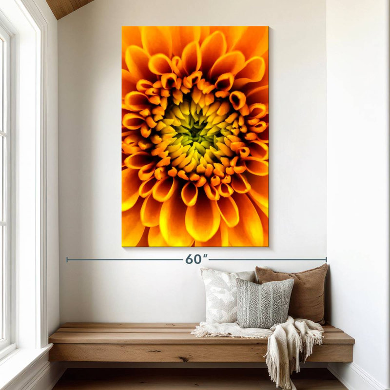 Harnek - jaune / orange / maman, H 51 po x l 34 po