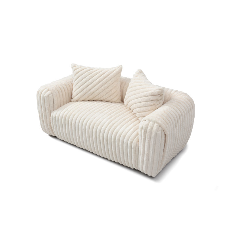 Causeuse, blanc