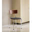 Chaise de dossier en acier inoxydable-763067698