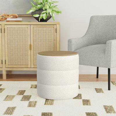 Repose-pieds avec rangement Homepop